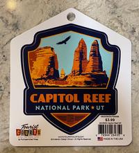 Capitol Reef Emblem Sticker